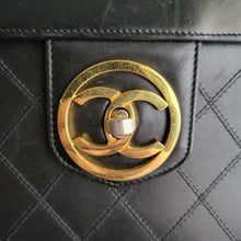 Load image into Gallery viewer, Chanel CC Double Stitch XL Vanity - Black