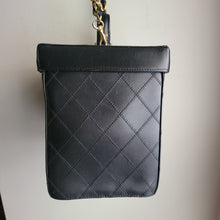 Load image into Gallery viewer, Chanel CC Double Stitch XL Vanity - Black