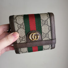 Load image into Gallery viewer, Gucci Ophidia GG Compact Wallet