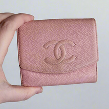 Load image into Gallery viewer, Chanel Pink Caviar Wallet