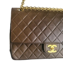 Load image into Gallery viewer, Chanel Double Flap 27 Quilted Lambskin Chain Bag - Khaki