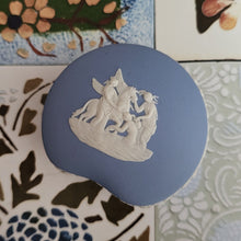 Load image into Gallery viewer, Blue Pegasus Kidney Box - Wedgwood Jasperware