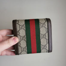 Load image into Gallery viewer, Gucci Ophidia GG Compact Wallet
