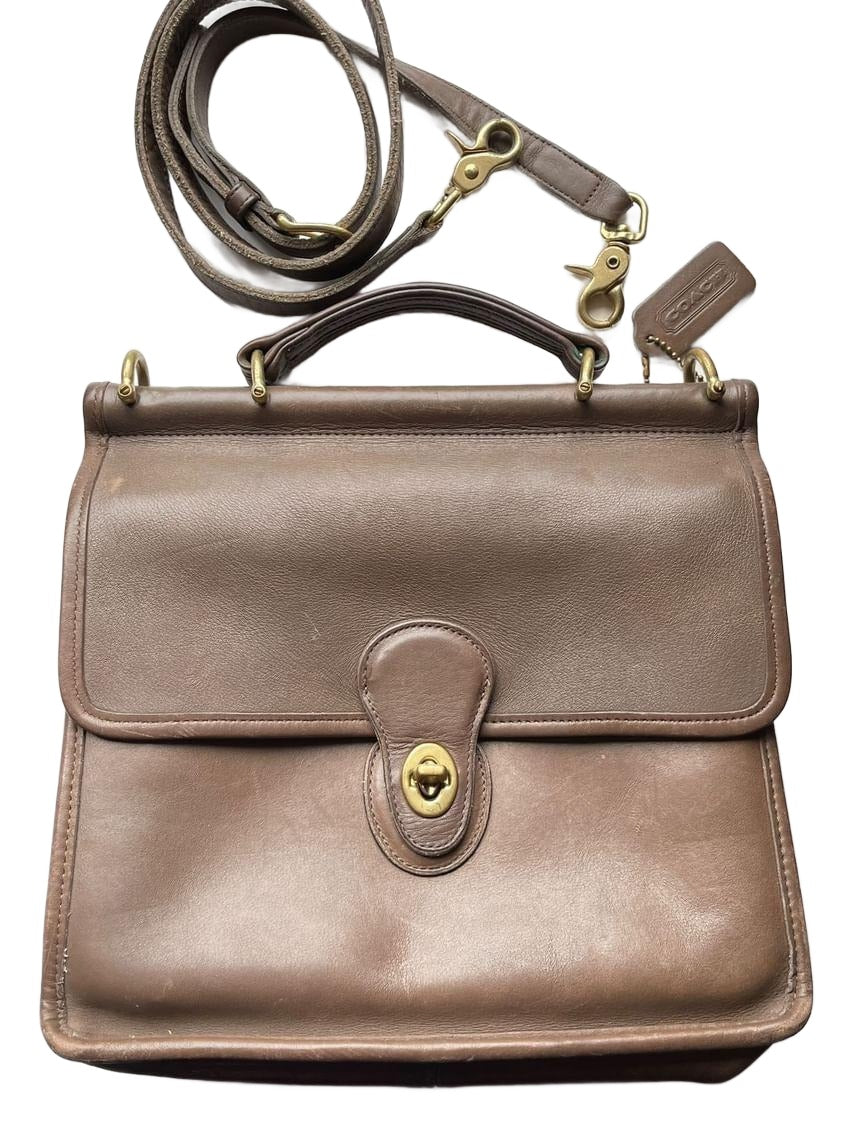 Willis - Taupe - Vintage Coach Satchel