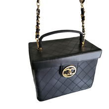 Load image into Gallery viewer, Chanel CC Double Stitch XL Vanity - Black
