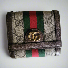 Load image into Gallery viewer, Gucci Ophidia GG Compact Wallet
