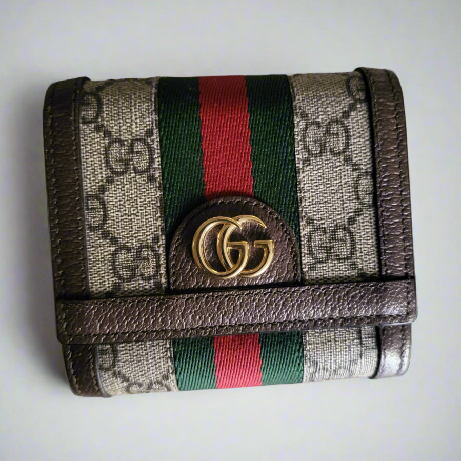 Gucci Ophidia GG Compact Wallet