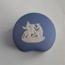 Load image into Gallery viewer, Blue Pegasus Kidney Box - Wedgwood Jasperware
