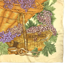 Load image into Gallery viewer, Hermes Silk Scarf - &quot;Vendanges&quot; - Carre 90
