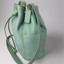 Load image into Gallery viewer, Coach Sonoma Pebbled Drawstring - Aqua
